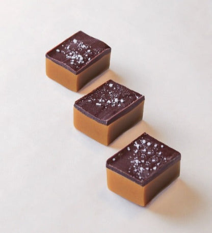 Dark Chocolate Sea Salt Caramel - soft gourmet candy
