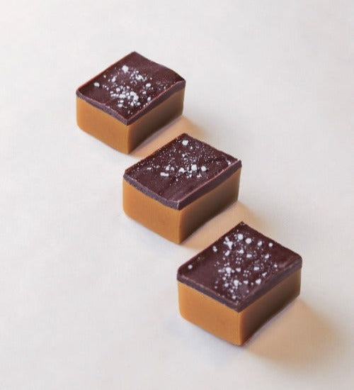 Dark Chocolate Sea Salt Caramel - soft gourmet candy