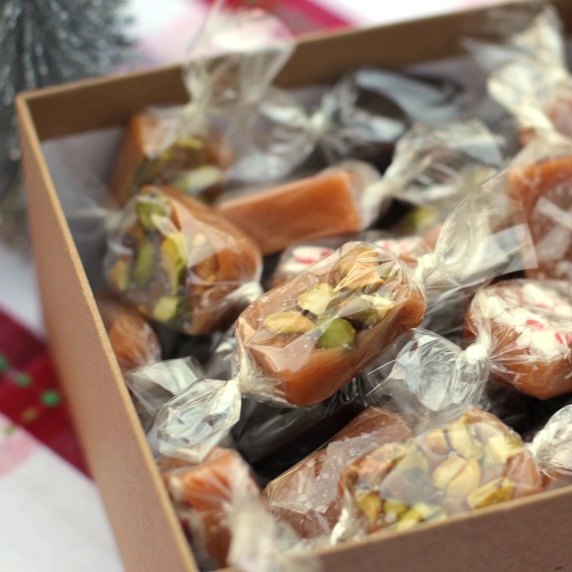 Assorted Flavors Caramel - 3 variety gourmet gift box