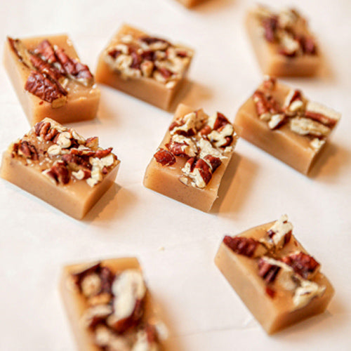 Pumpkin Pecan Caramel - soft autumn spiced fall candy