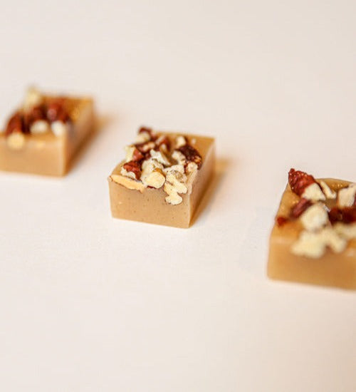 Pumpkin Pecan Caramel - soft autumn spiced fall candy