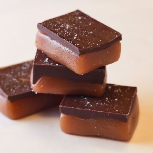 Dark Chocolate Sea Salt Caramel - soft gourmet candy