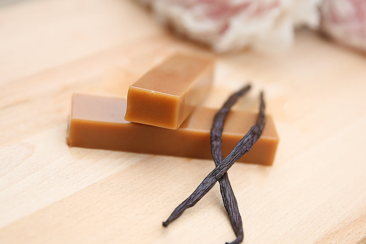 Vanilla Bean Caramel - soft gourmet handmade candy